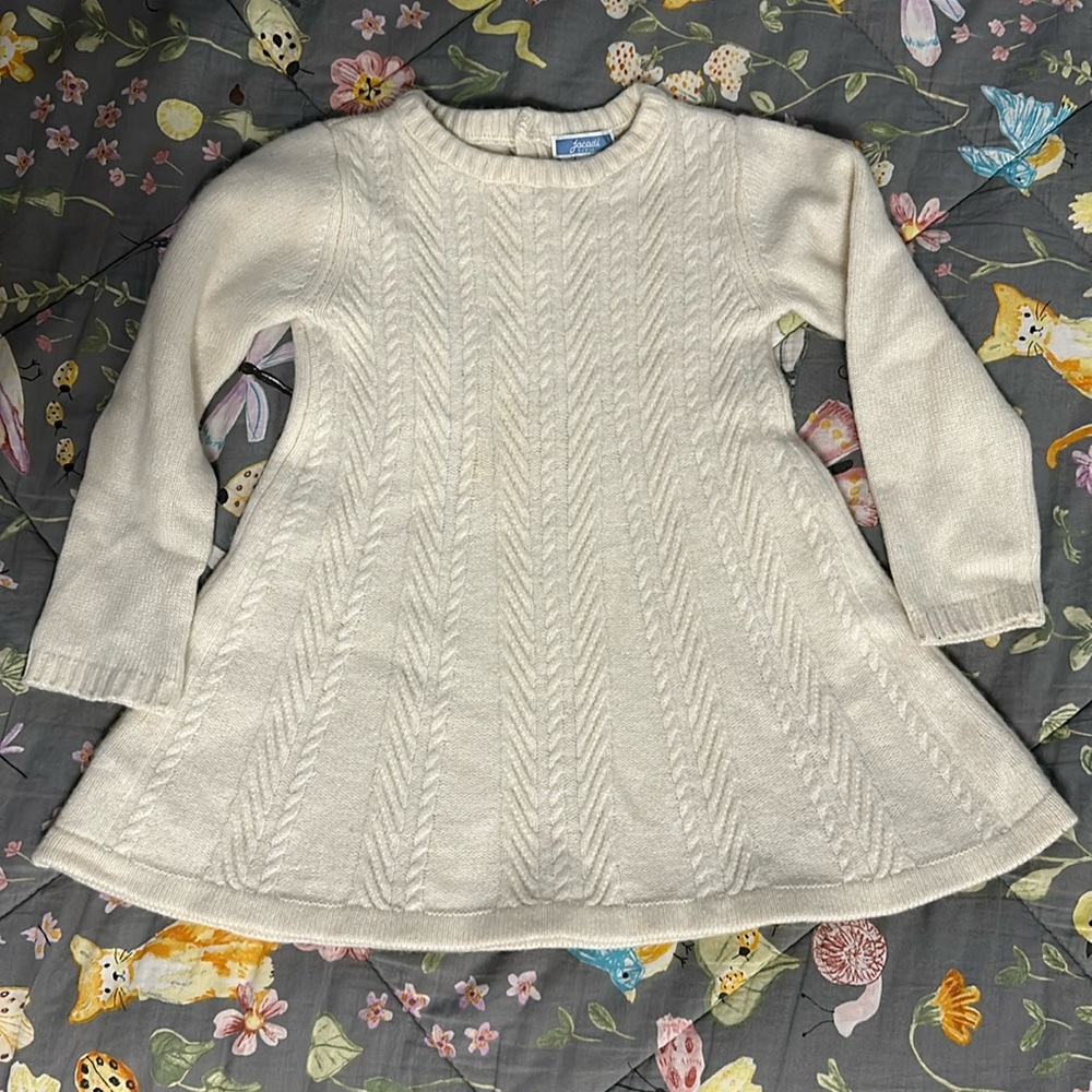 Jacadi Girl Wool Knit Dress